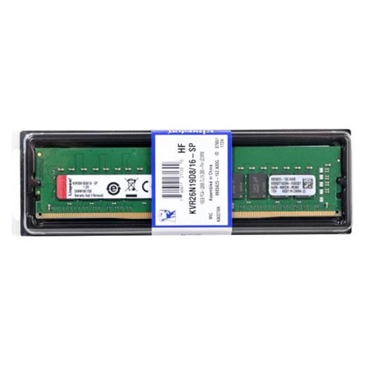 Kıngston 16Gb 2666Mhz Ddr4 Cl19 Pc Ram - Kvr26N19D8-16 Pc Ram Kutulu(100.20.10.0218)