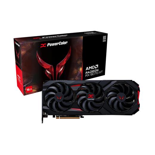 Powercolor Red Devil Radeon Rx9070Xt 16G-E-Oc Gddr6 256Bit Gaming (Oyuncu) Ekran Kartı(100.25.20.0353)