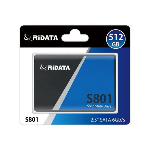 Ridata 512Gb Sata Iıı (6Gb-S) S801 Read Up 520Mb-S Ssd Harddisk(100.30.20.0274)