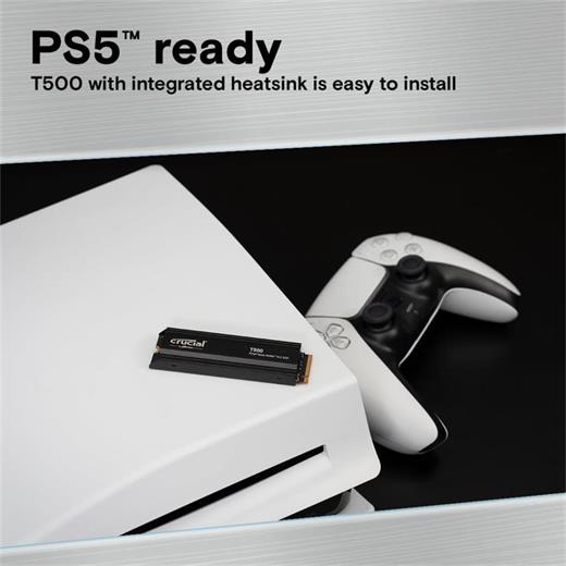 Crucial 2Tb T500 Pcıe Gen4 Nvme M.2 Ssd (7400-7000 Mbs) Ct2000T500Ssd5 Soğutuculu(100.30.20.0405)