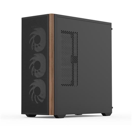 Aerocool Ae  D501A Bk 4X12Cm A-Rgb Fanlı, Ahşap Ön Panel Temp Cam Yan Ve Mesh Ön Panel,Usb Type-C(100.40.10.0318)