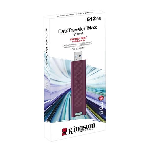 Kingston Dtmaxa-512Gb 512Gb Datatraveler Max Type-A 1000R-900W Usb 3.2 Gen 2 Flash Bellek(110.10.10.0182)