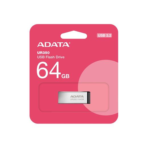 Adata Ur350-64G 64Gb Usb3.2 Gen1 Metal Flash Bellek(110.10.10.0217)