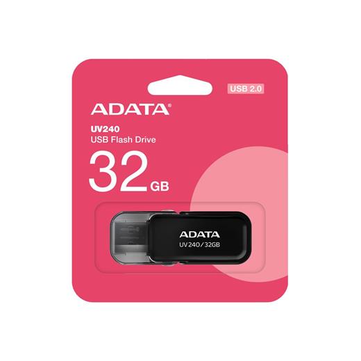 Adata Auv240-32G 32Gb Usb2.0 Siyah Flash Bellek(110.10.10.0221)