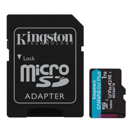 Kingston Sdcg4-1Tb 1Tb Microsdxc Canvas Go Plus Gen4 200Mb-S A2 U3 V30 Card + Adp Hafıza Kartı (110.30.10.0079)