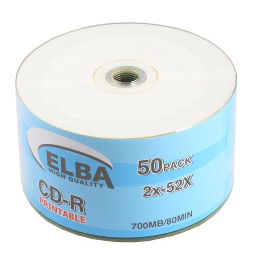 Elba Cd-R 700Mb-80Mın Printable 50Li Shrink(110.40.10.0002)