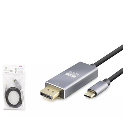 Hadron Hdx7859 Type-C To Dısplay Kablo 8K 60Hz Pvc 1.8M Siyah(250.10.10.0019)