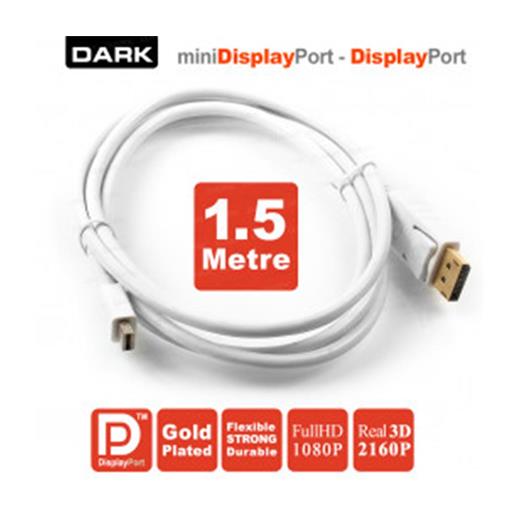 Dark Dk-Cb-Dpxmdpl150 1.5 Metre Mini Displayport - Display Port Kablo(250.10.10.0057)