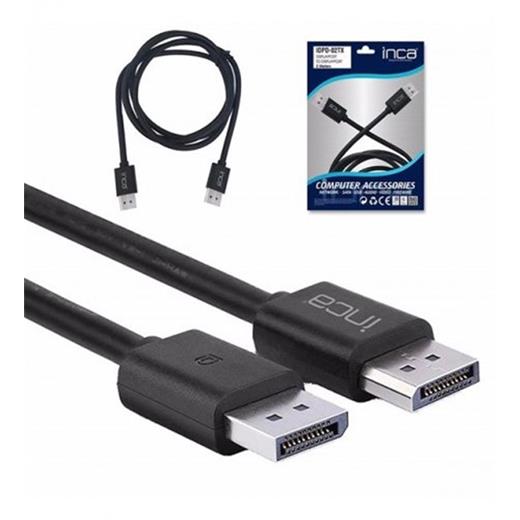 Inca Idpd-02Tx 2Mt Displayport To  Displayport 4K Kablo(250.10.10.0139)