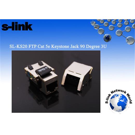 S-Link Sl-Ks20 Ftp Cat5E Kestone Jack3U 90 Dek(250.10.10.0268)