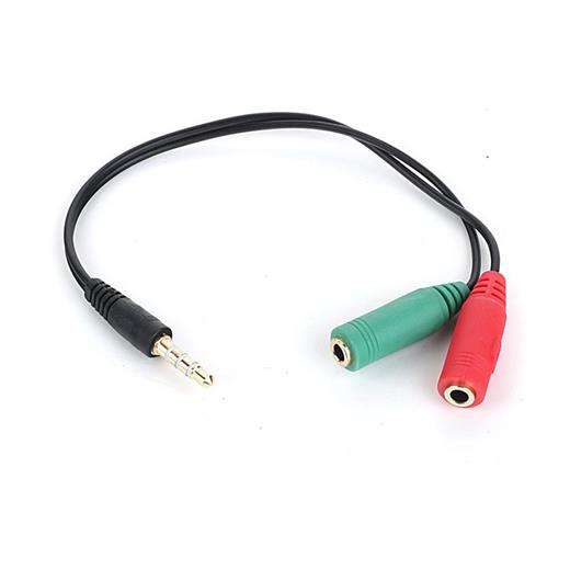 Dark Dk-Cb-Auc01 2X3.5Mm Stereo Dişi - 4Pin 3.5Mm Stereo Erkek Y Kablo(250.10.40.0012)