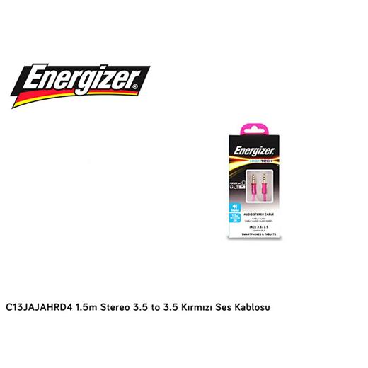 Energizer C13Jajahrd4 1.5M Stereo 3.5 To 3.5 Kırmızı Ses Kablosu(250.10.40.0080)