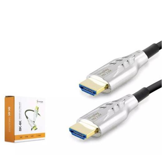 Hadron Hdx2051 Hdmı Kablo Pvc 8K 60Hz 2.1V Optıc Od8.0 50M Siyah(250.10.40.0086)