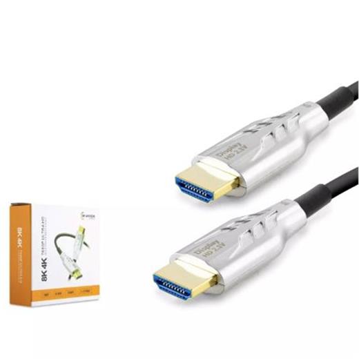 Hadron Hdx2050 Hdmı Kablo Pvc 8K 60Hz 2.1V Optıc Od8.0 30M Siyah(250.10.40.0088)