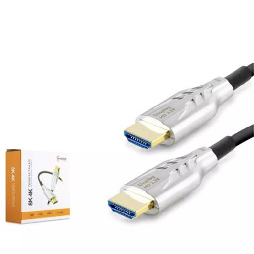 Hadron Hdx2049 Hdmı Kablo Pvc 8K 60Hz 2.1V Optıc Od8.0 20M Siyah(250.10.40.0089)