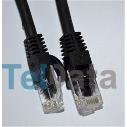 Teldata Tld-050S Cat6 0.50Mt Siyah Utp Patch Kablo(250.10.50.0189)