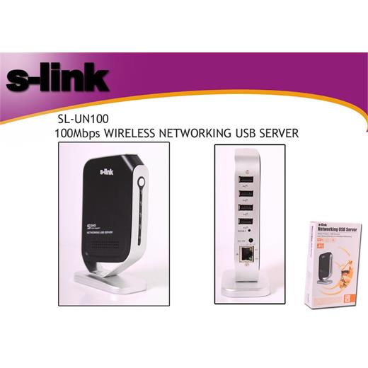 S-Link Sn-Un100 100Mhps Wrls Networking Usb Server(250.10.70.0042)