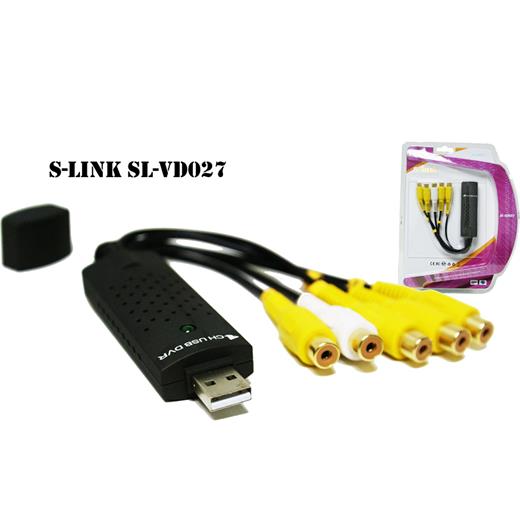 S-Link Sl-Vd027 Usb To Dvr 4Port Adaptör(250.20.10.0037)