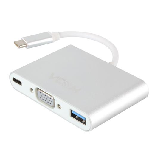 Vcom Cu426M Type-C-M To Vga-F Usb 3.0-F Type-C-F Çevirici(250.20.20.0035)