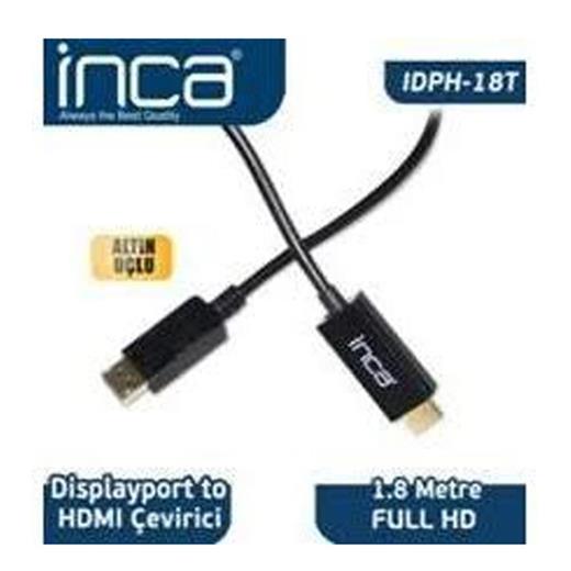 Inca Idph-18T Displayport To Hdmı Kablo 1.8Mt(250.20.30.0023)
