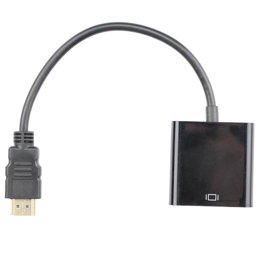 Vcom Cg591-B-0.15 Siyah Hdmi Erkek To Vga Dişi Dönüştürücü(250.20.30.0050)