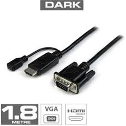 Dark Dk Hd Ahdmıxvgal180 1.8M Hdmı - Vga Güç Destekli Kablo (250.20.30.0062)