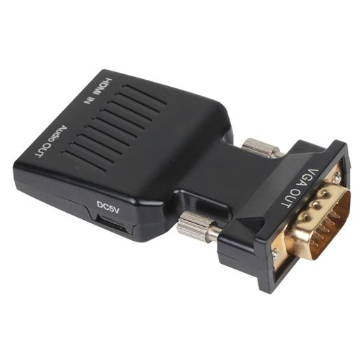 Vcom Ca336A Siyah Vga Erkek To Hdmi Dişi Dönüştürücü(250.20.30.0085)