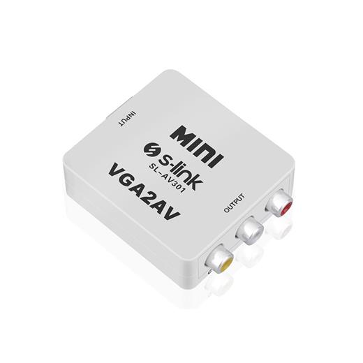 S-Link Sl-Av301 Vga To Vıdeo Çevirici(250.20.40.0020)