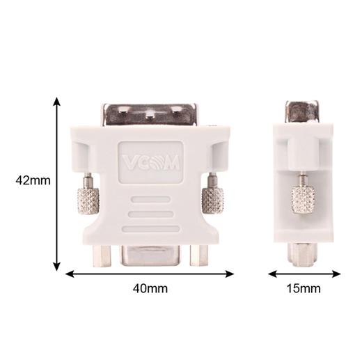 Vcom Ca301 Dvi 24+5 Erkek To Vga Dişi Dönüştürücü(250.20.40.0032)