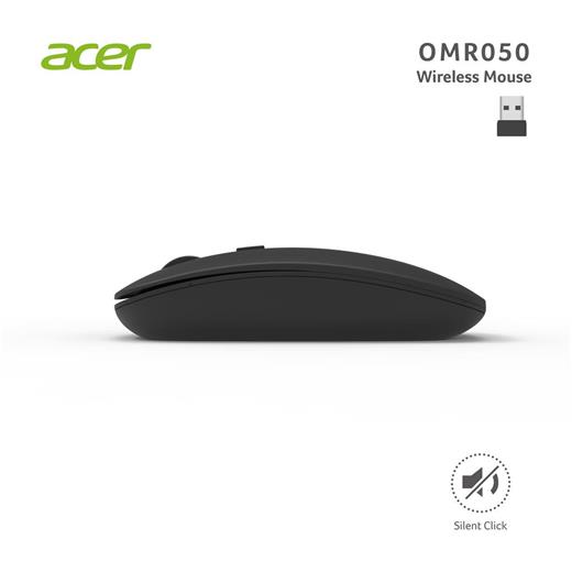 Acer Omr050 Siyah Kablosuz Sessiz Tuşlu  Mouse 1000-1200-1600 Dpı (300.10.30.0082)