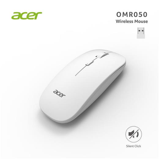 Acer Omr050 Beyaz Kablosuz Sessiz Tuşlu  Mouse 1000-1200-1600 Dpı (300.10.30.0083)