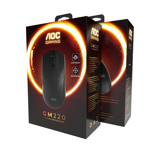 Aoc Gm220B Kablolu+2.4G+ Bluetooth Three-Mode Mouse(300.20.30.0202)