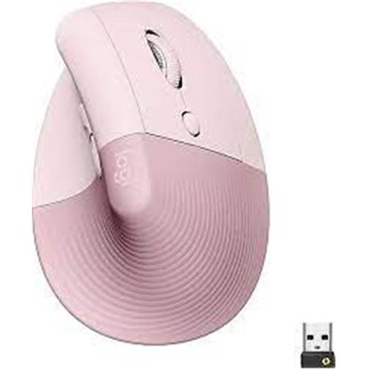 Logitech 910-006478 Lift Kablosuz Ergonomik Dikey Rose Mouse (300.20.30.0269)