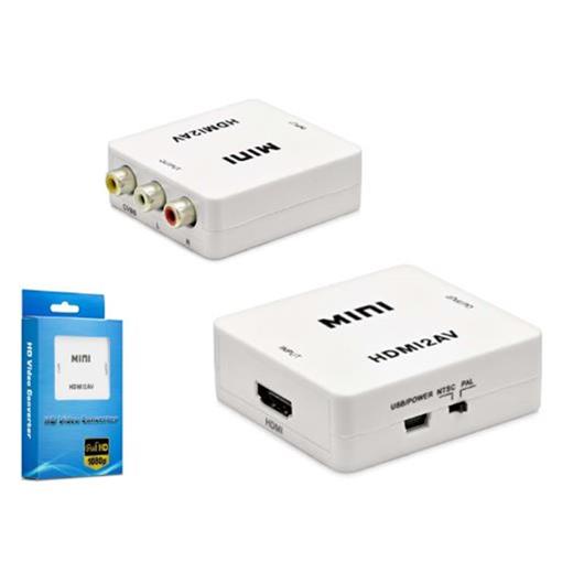 Hadron Hdx1281 Hd Vıdeo Convertor Hdmı (In) To Av (Out) Beyaz(300.40.10.0028)