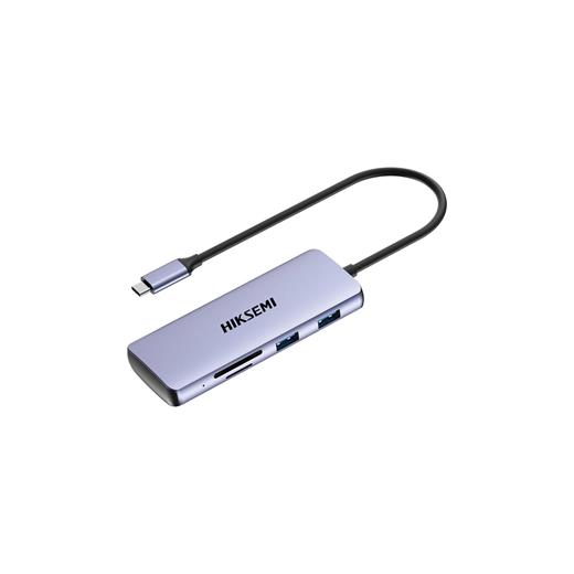 Hiksemi Hs-Hub-Ds8 Type-C To Hdmı+Usb3-3+Usb2+Sd-Tf+Pd Çoklayıcı(300.40.10.0128)