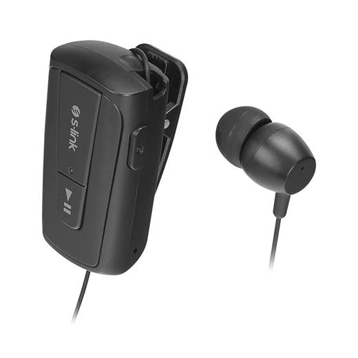 S-Link Sl-Bt105 Siyah Mobil Telefon Uyumlu Makaralı Titreşimli Bluetooth Kulaklık(300.70.30.0285)