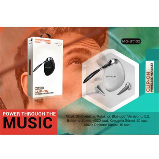 Megatech Mg-Bt101 True Bluetooth Earphone Kablosuz Kulaklık (300.70.40.0208)