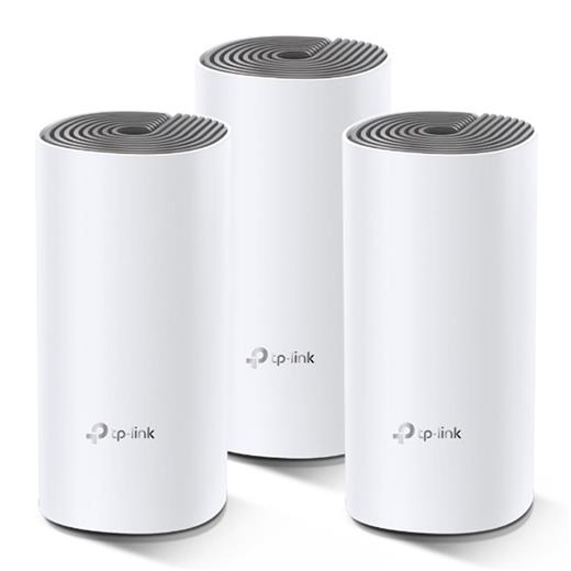 Tp-Link Deco E4 3Lü Paket Ac1200 Tüm Evi Kapsayan Mesh Wifi Sistemi(400.30.10.0010)