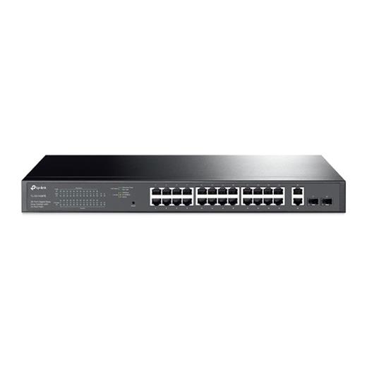 Tp-Link Tl-Sg1428Pe 24 Port 10-100-1000 Poe+ Switch 2 Port Sfp Çelik Kasa Rack Mount(400.40.10.0078)