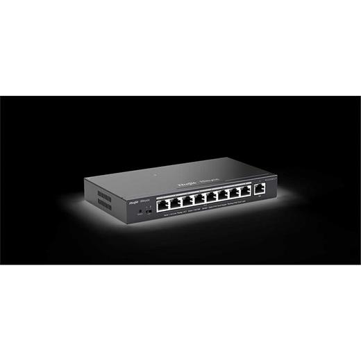 Ruijie-Reyee Rg-Es209Gc-P 8 Port Poe+ 10-100-1000Mbps+1Port 10-100-1000Mbps Yönetilebilir Çelik 120W(400.40.10.0182)