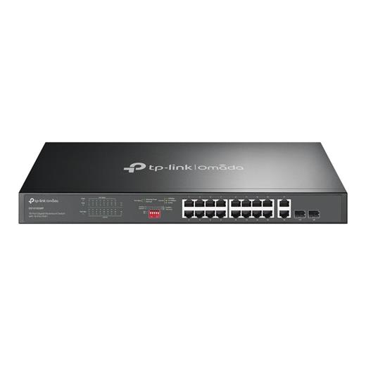 Omada Tp-Link Ds1018Gmp 16 Port 10-100-1000 Poe+ Switch 2 Port Sfp Çelik Kasa Rack Mount(400.40.10.0344)