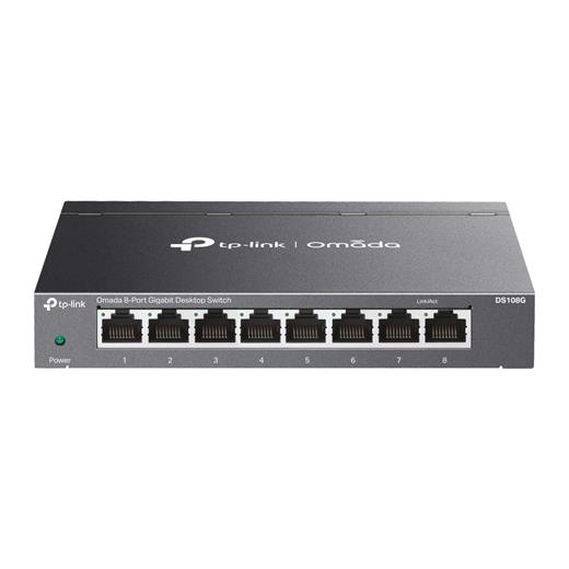 Omada Tp-Link Ds108G 8 Port 10-100-1000 Mbps Switch Çelik Kasa Rack Mount(400.40.10.0369)
