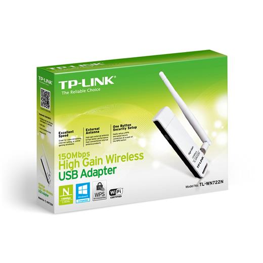 Tp-Link Tl-Wn722N 150 Mbps Antenli Kablosuz Usb Adaptör(400.50.10.0025)