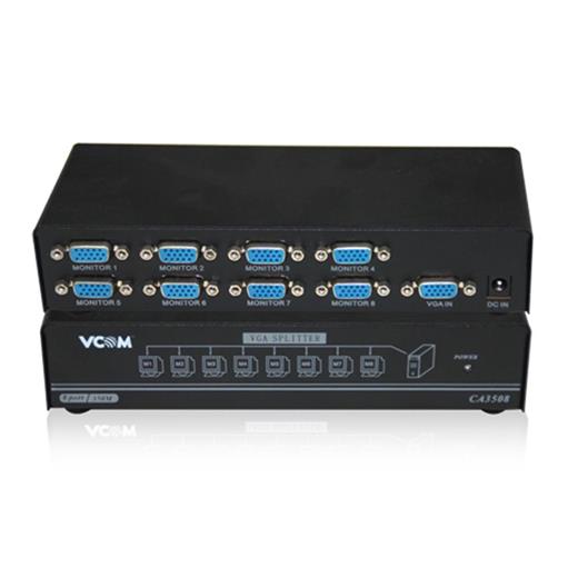 Vcom Dd138 1-8 Port 350Mhz Metal Vga Splitter(400.60.20.0074)