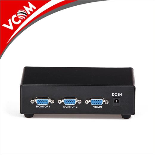 Vcom Dd132 1-2 Port 350Mhz Metal Vga Splitter(400.60.20.0092)