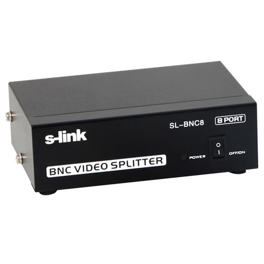 S-Link Sl-Bnc8 8 Ports Bnc Splitter(400.60.20.0100)