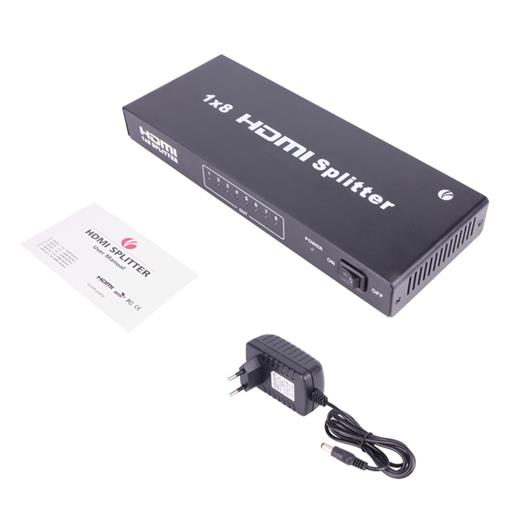 Vcom Dd418A 1-8 Port 1.4V 3D Metal Hdmi Splitter(400.60.20.0110)