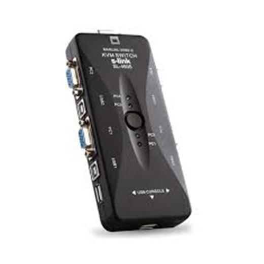 S-Link Sl-4605 4 Port Kablolu Usb Manuel Kwm Switch(400.60.20.0116)