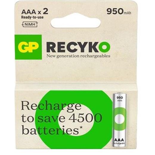 Gp Aaa 950 Mah Şarjlı İnce Kalem Pil 2Li Paket Gp100Aahcemtr-2Gb(420.10.10.0003)