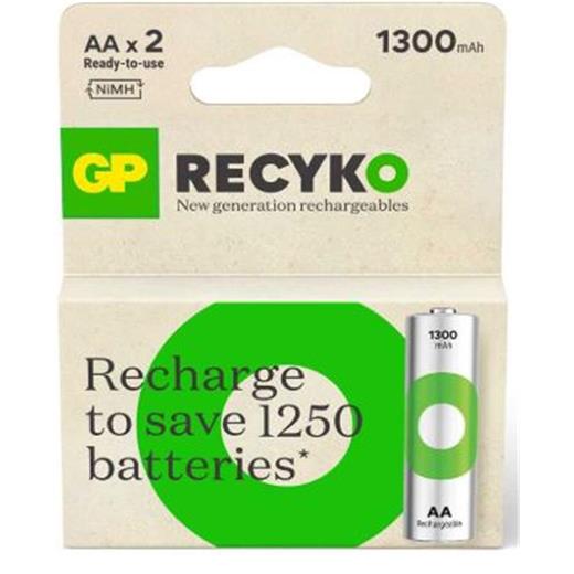 Gp Aa 1300 Mah Şarjlı Kalem Pil 2Li Paket Gp130Aahcemtr-2Gb(420.10.10.0005)